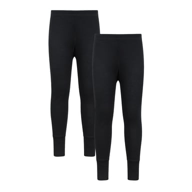 Mountain Warehouse - "Talus" Baselayerhose für Kinder (2er-Pack) (Schwarz)