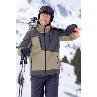 Mountain Warehouse - "Supernova" Skijacke Wasserfest für Herren (Dunkelbeige)