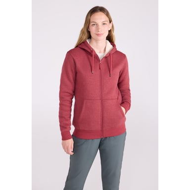 Mountain Warehouse - "Dalton" Hoodie mit durchgehendem Reißverschluss Sherpa-Futter für Damen (Rostfarben)