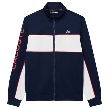 Lacoste - Jacke für Herren, Mit Reißverschluss, Tennis (Dunkles Marineblau/Weiß)