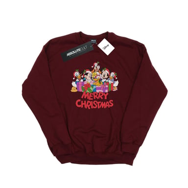 Disney - "Mickey Mouse and Friends" Sweatshirt für Herren (Burgunderrot)