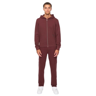 Duck and Cover - "Optimus" Hoodie und Jogginghosen-Set für Herren (Weinrot)