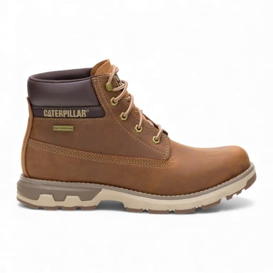 Caterpillar (CAT) Männer verfolgen braune Leder-Alltags-Wanderstiefel