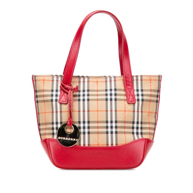 Vintage Karo-Leder-Tasche