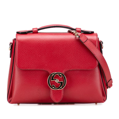 Gucci Pre-owned Interlocking G Handtasche, Pre-owned - Rot