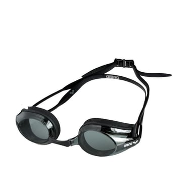 Arena - "Tracks" Transparent Schwimmbrille für Herren/Damen Unisex (Rauch-Grau/Schwarz)