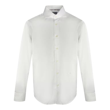 Aquascutum - Hemd für Herren, Logo, Langärmlig (Weiß)