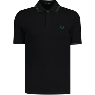 Fred Perry - Poloshirt für Herren (Schwarz/Schwarz)