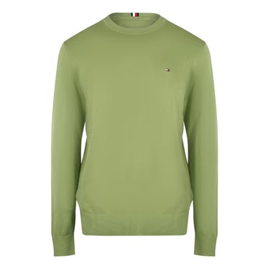Tommy Hilfiger - Sweatshirt für Herren, Rundhalsausschnitt (Olivgrün)