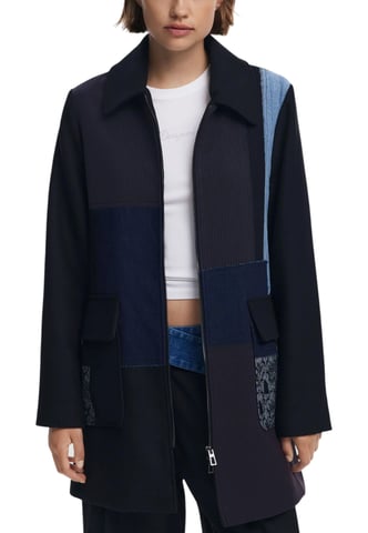 Patchwork-Denimjacke