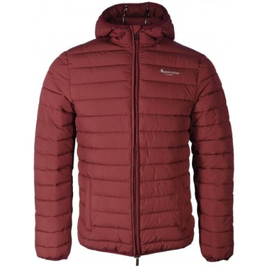 Aquascutum - Kapuzenjacke für Herren, Aktiv (Burgunderrot)