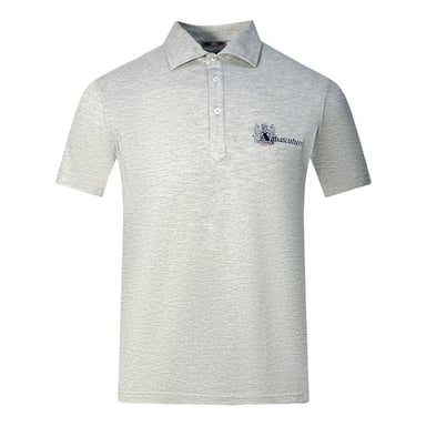 Aquascutum - "Aldis London" Poloshirt für Herren/Damen Unisex (Grau/Schwarz)