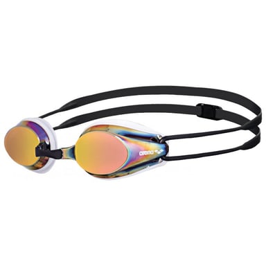 Arena - "Tracks" Schwimmbrille Spiegel für Herren/Damen Unisex (Weiß/Kupfer/Schwarz)