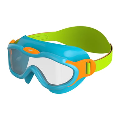 Speedo - "Sea Squad" Schwimmbrille für Kinder (Blau/Grün)
