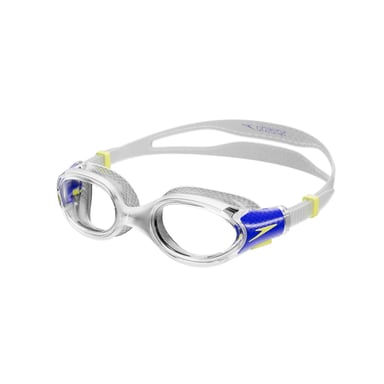 Speedo - "2.0" Passt sich dem Gesicht an Schwimmbrille 2024 für Kinder (Transparent/Blau)