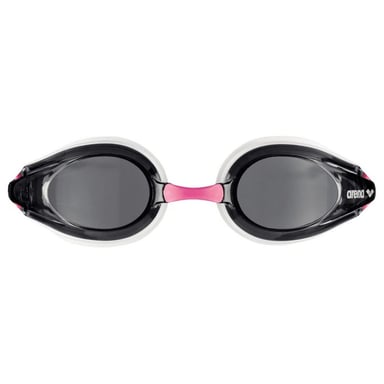 Arena - "Tracks" Schwimmbrille für Herren/Damen Unisex (Weiß/Rauch-Grau/Fuchsie)