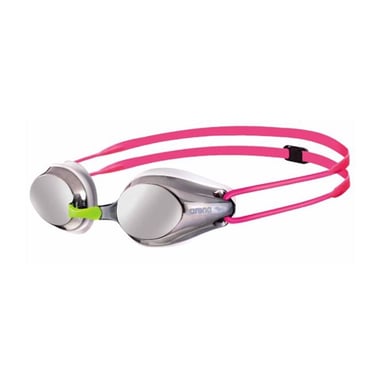 Arena - "Tracks" Schwimmbrille für Kinder (Silber/Weiß/Fuchsie)
