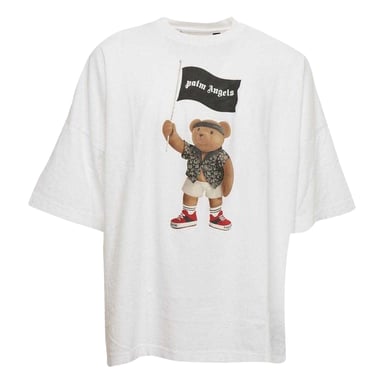 Palm Angels - T-Shirt für Herren/Damen Unisex, Lose (Weiß)