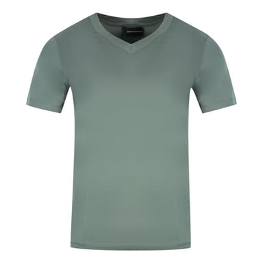 Emporio Armani - T-Shirt für Herren/Damen Unisex, V-Ausschnitt (Dunkelgrau)
