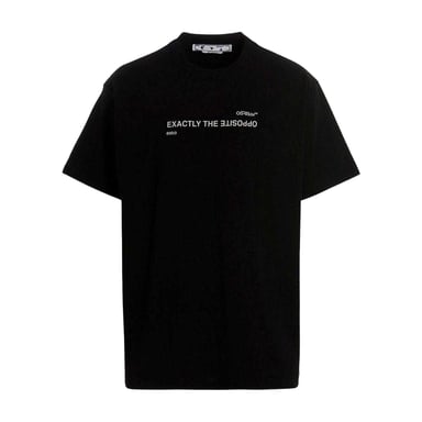 Off White - "Exactly The Opposite" T-Shirt für Herren (Schwarz)