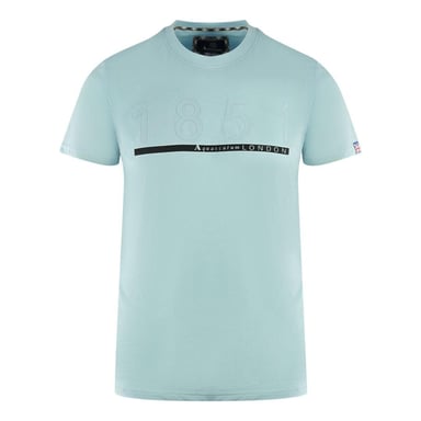 Aquascutum - "London 1851" T-Shirt für Herren (Hellblau)