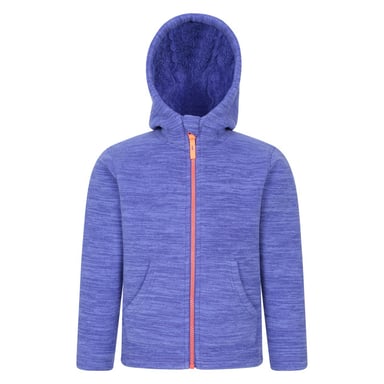 Mountain Warehouse - "Snowdonia II" Kapuzenpullover für Kinder, mit Borg gefüttert (Violett)