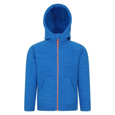 Mountain Warehouse - "Snowdonia II" Kapuzenpullover für Kinder, mit Borg gefüttert (Blau)