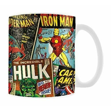 Marvel - Kaffeebecher "Retro", Comic-Titelbild (Bunt)
