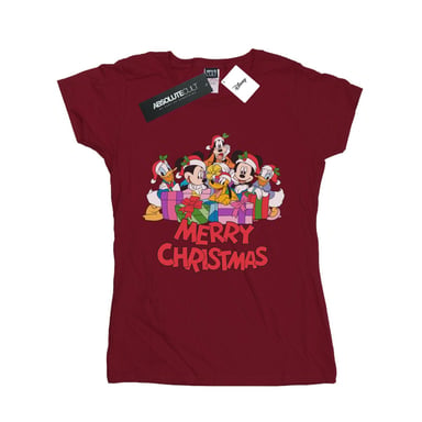 Disney - "Mickey Mouse and Friends" T-Shirt für Damen (Burgunderrot)