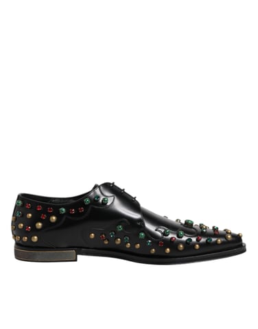 Verzierte Leder-Oxfords