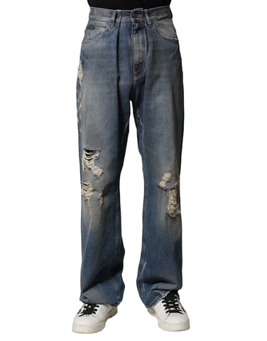 Zerrissene Denim-Jeans
