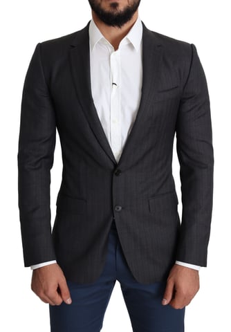 Klassisches Slim Fit Nadelstreifen-Blazer Jkt2774