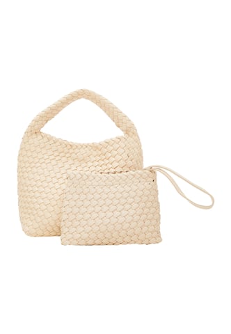 FELIPA Handtasche Damen Wollweiß