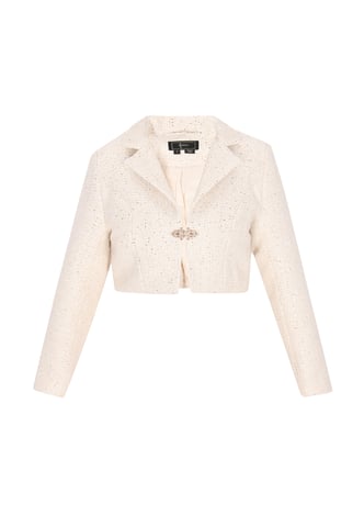Faina Jacke Frauen cremefarben