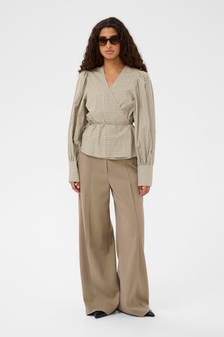 Langarm-Bluse SLSivah Langarm-Bluse Gerade Passform