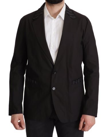 Schwarze Blazer Jkt3414