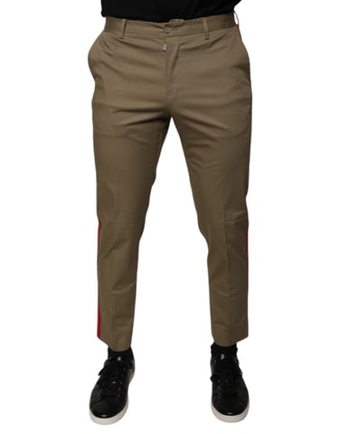 Lässige Slim-Fit-Hosen mit seitlichem Streifen