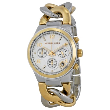Michael Kors Damenuhr Quartz Silber Gold