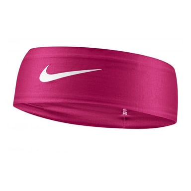 Nike - Stirnband, Dri-FIT (Lebhaftes Rosa/Weiß)