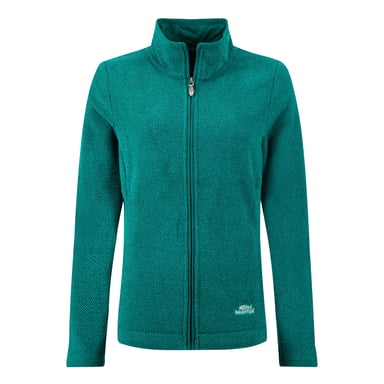 Weird Fish - "Cheryl" Fleecejacke für Damen, Durchgehender Reißverschluss, Strukturiert (Dunkel-Türkis)