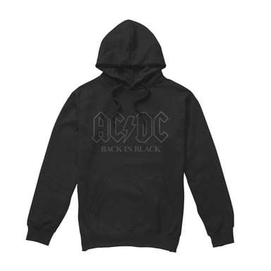 AC/DC - "Back In Black" Kapuzenpullover für Herren (Schwarz)