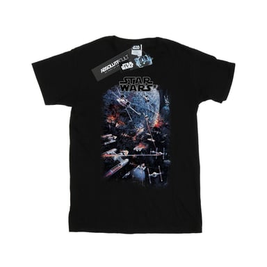Star Wars - "Universe Battle" T-Shirt für Jungen (Schwarz)