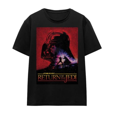 Star Wars - "Return Of The Jedi" T-Shirt für Herren/Damen Unisex (Schwarz)