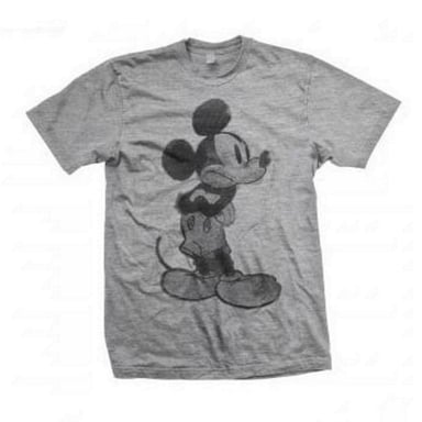Disney - T-Shirt für Herren/Damen Unisex (Grau)