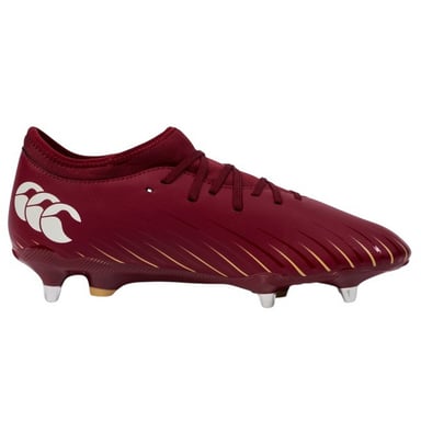 Canterbury - "Speed Falcon Team" Rugby-Stiefel für weichen Boden für Herren/Damen Unisex (Rote Dahlie)