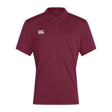 Canterbury - "Club Dry" Poloshirt für Herren (Weinrot)