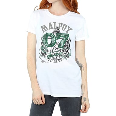 Harry Potter - "Malfoy" T-Shirt für Damen (Weiß)