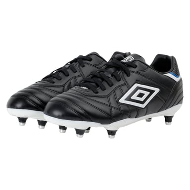 Umbro - "Speciali Eternal Club Sg" Fußball-Stiefel für Kinder (Schwarz/Weiß/Königsblau)