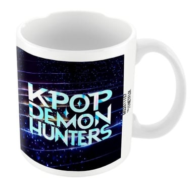 K-Pop Demon Hunters - Kaffeebecher, Logo (Weiß)