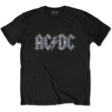 AC/DC - T-Shirt Logo für Kinder (Schwarz)